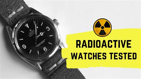 rolex radioactive materials